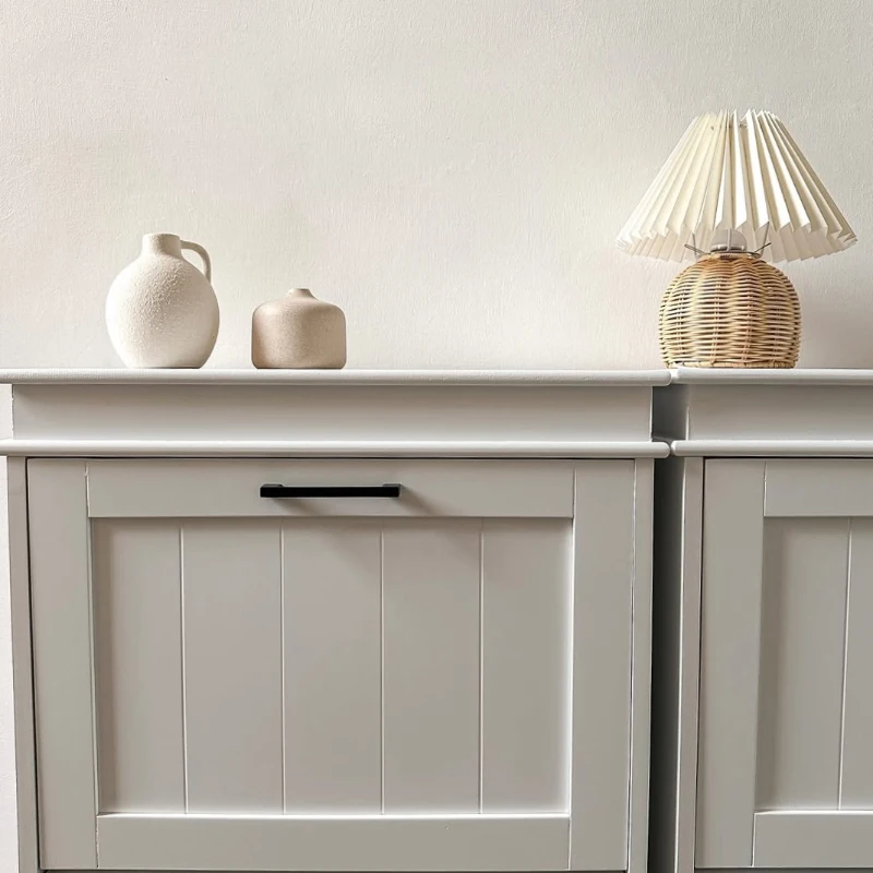 HOMCOM Three-Drawer Minimalistic Shoe Storage Cabinet, for 15 Shoes