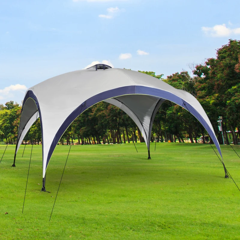 Paviljoen tuintent feesttent partytent zonwering polyester 4 x 4 m