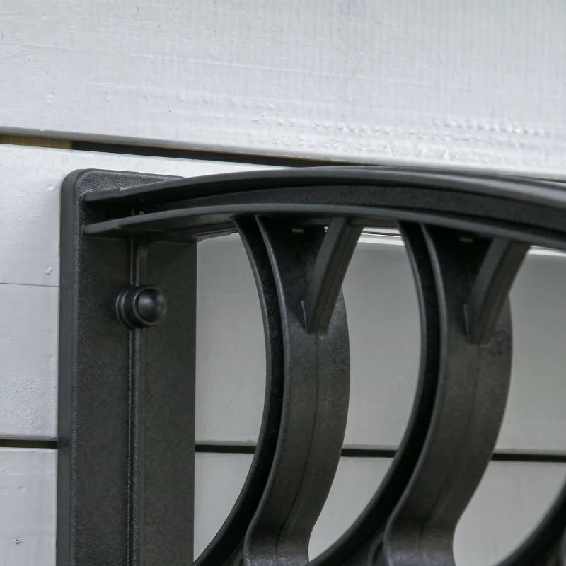 Outsunny Copertina 75×120cm – Policarbonat Anti-UV pentru Usi si Ferestre(m-11)