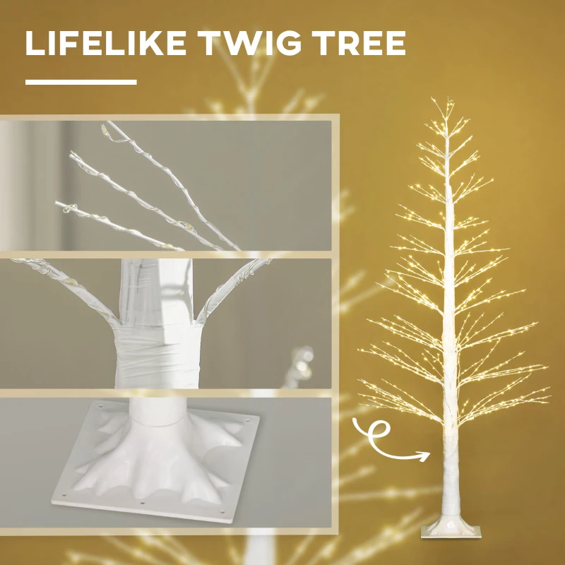 150 cm Drzewko LED, 600 diod, do wnętrz i na zewnątrz