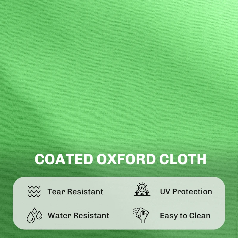 Outsunny Folding Sun Lounger with Face Hole, 4-Position Adjustable Backrest Garden Recliner Chair Sunbed, Outdoor Lounge Chair with 600 D Oxford Cloth Seat, Pillow for Beach, Green