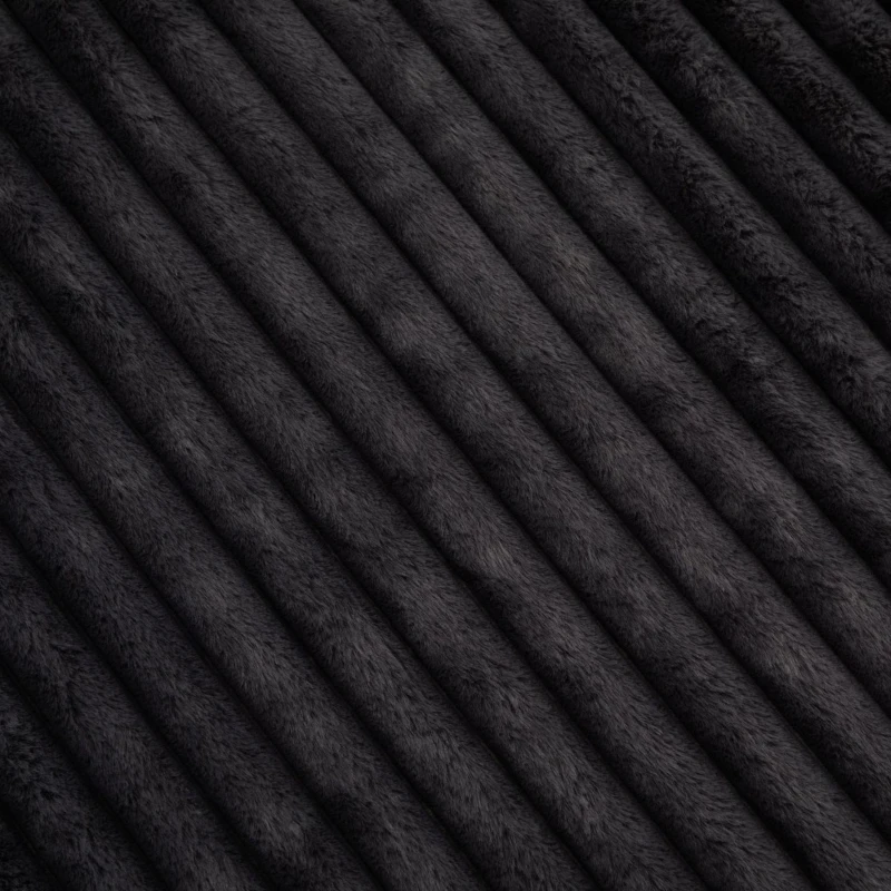 Luxus Cord Sofa mit 4 Kissen, multifunktionales Schlafsofa, keine Montage, 175 x 137 x 63 cm, Grau