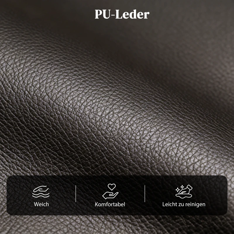 HOMCOM Relaxsessel Fernsehsessel mit Vibrationsmassage, Liegefunktion, 2 Massagepunkte, Fernbedienung, 68 x 88 x 98 cm Braun