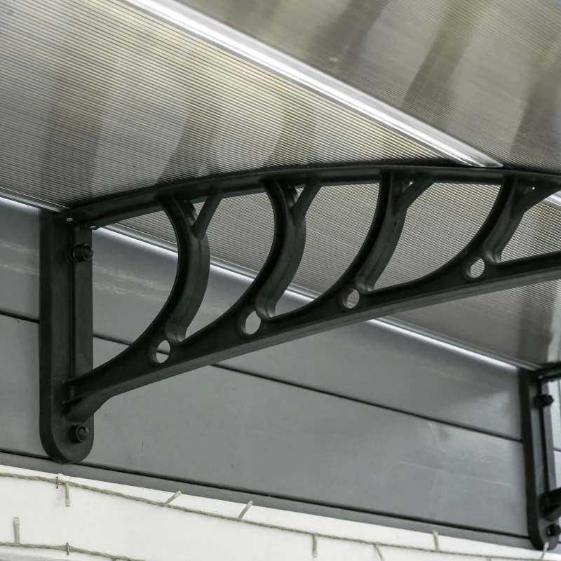 Outsunny Copertina 75×120cm – Policarbonat Anti-UV pentru Usi si Ferestre(m-12)