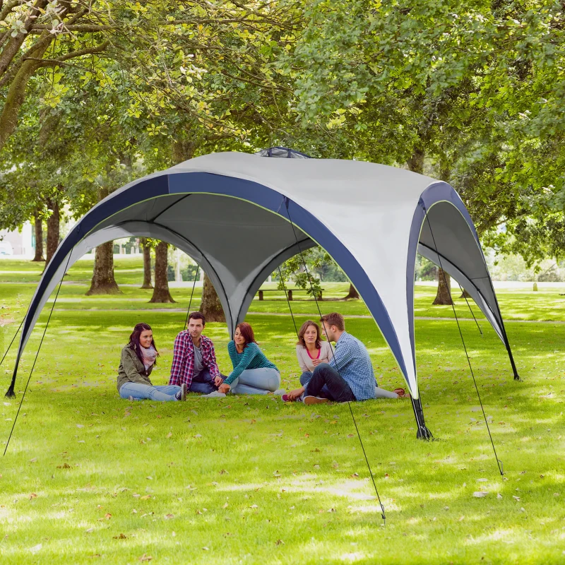 Paviljoen tuintent feesttent partytent zonwering polyester 4 x 4 m
