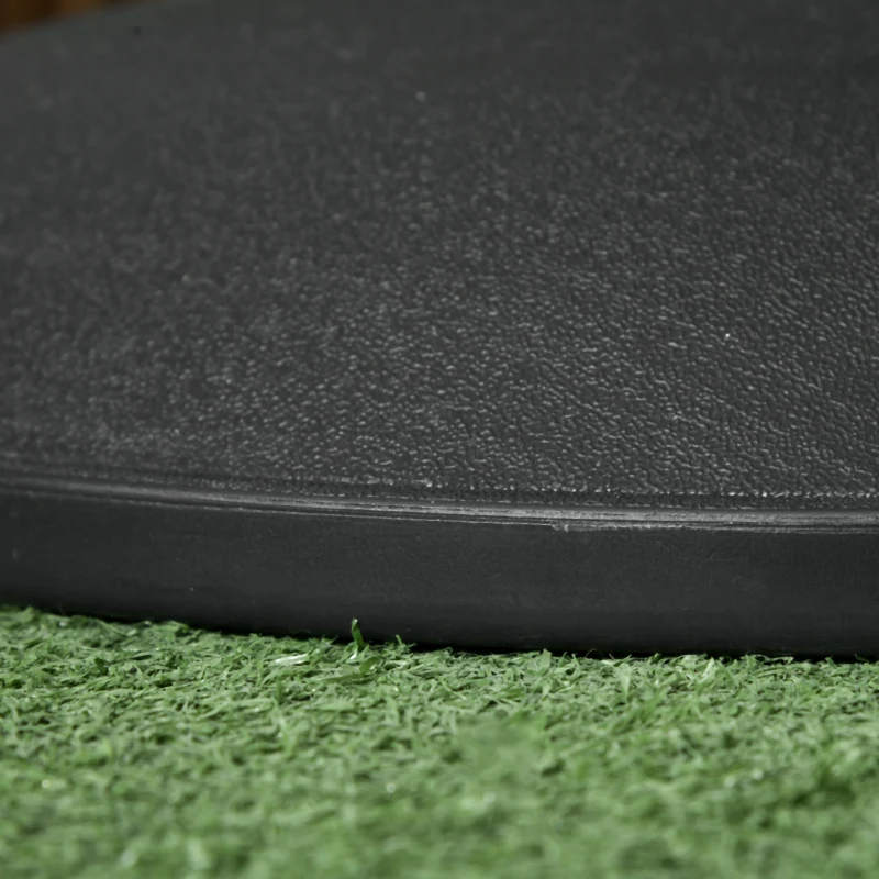 Outsunny Heavy Duty Cement Parasol Umbrella Base, 20kg Patio Stand, Garden Outdoor Shade Holder, Round