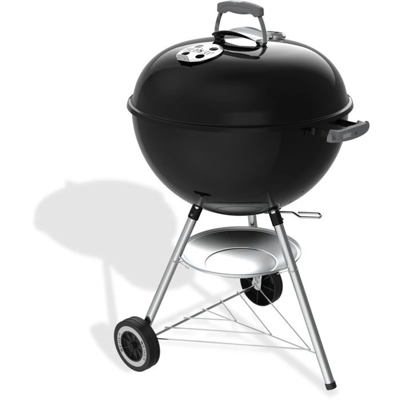 Barbecue a charbon - Weber - Original Kettle - Ø57 cm - Thermometre intégré - Acier émaillé - Clapet d'aération - 9 couverts -Noir