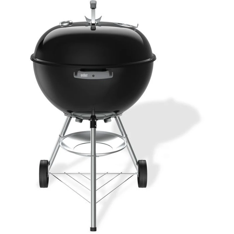 Barbecue a charbon - Weber - Bar-B-Kettle - Ø57 cm - Thermometre intégré - Acier émaillé - 9 couverts - Noir