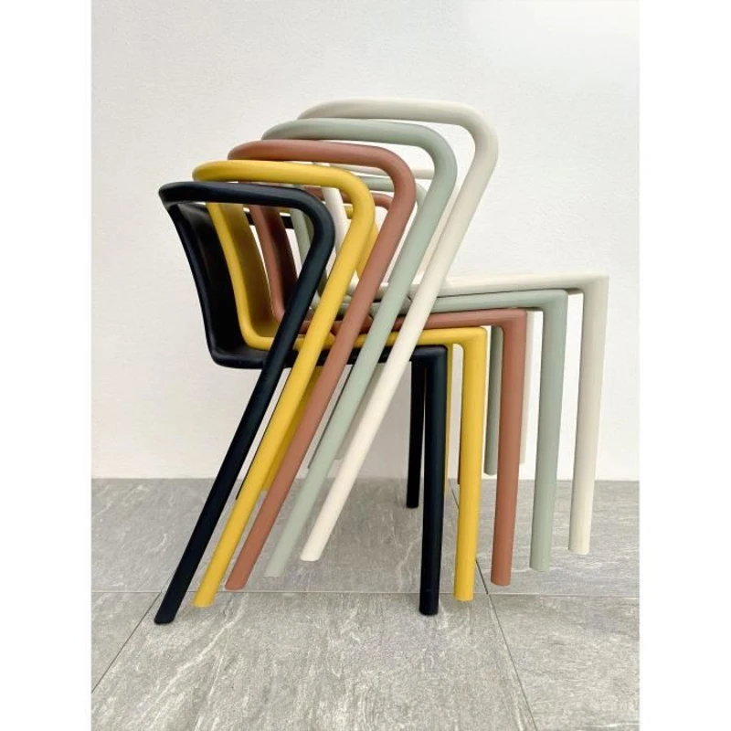 Lot composé de 2 fauteuils de jardin - CITY GARDEN - DIEGO-FT - Gris anthracite - Empilables