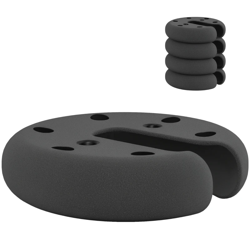 Outsunny Set of 4 PCs Gazebo Sand Weight Bag Bags Leg Weights Marquee Party Tent Canopy 8.8KG