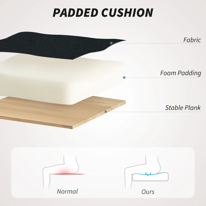 HOMCOM Oddychające Krzesło Biurowe z Siatki, Ergonomiczne Krzesło Obrotowe ze Składanymi Podłokietnikami i Wspierającymi Lędźwie, Czarny