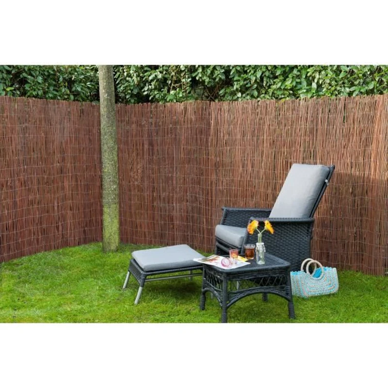 Canisse fagot d'osier fin - NATURE - 1 x 3 m - Occultant 4/5