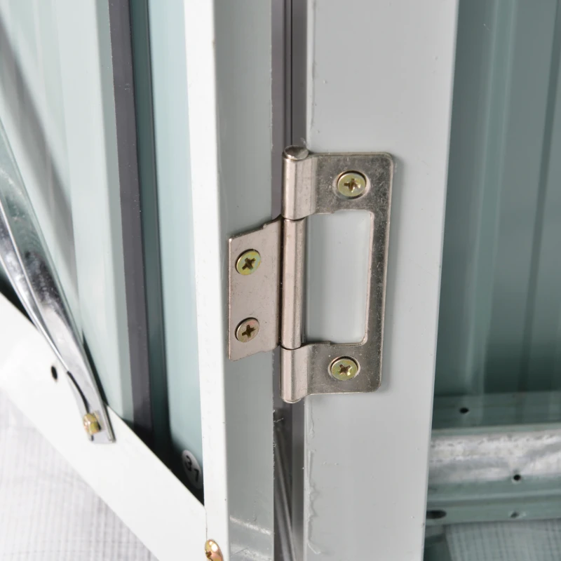 Outsunny Magazie Otel 147×86×134 cm – Cu Usi Duble si Sistem Blocare(m-12)