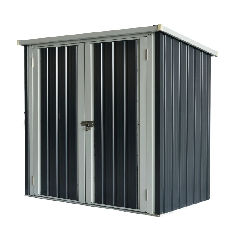 Outsunny Magazie Otel 147×86×134 cm – Cu Usi Duble si Sistem Blocare(m-19)