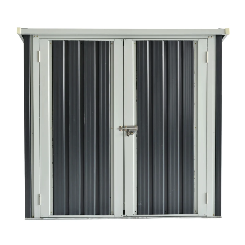 Outsunny Magazie Otel 147×86×134 cm – Cu Usi Duble si Sistem Blocare(m-18)