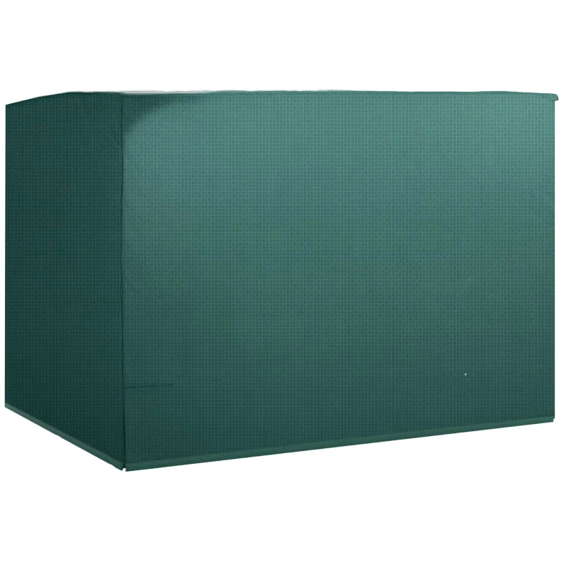 Outsunny Copertura per Dondolo da Giardino Impermeabile Anti UV Anti Muffa con Fissaggio PE 215x155x150cm Verde