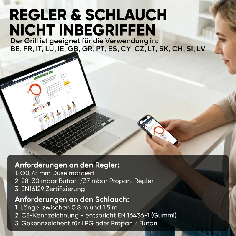 Outsunny Plancha gaz 3 brûleurs 7,5 kW, surface cuisson 61 x 35,5 cm avec couvercle, gaz liquéfié/propane, 63 x 47 x 25 cm noir