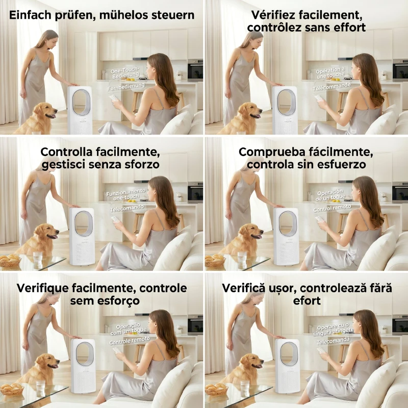 HOMCOM coloană răcoritoare electric verticală