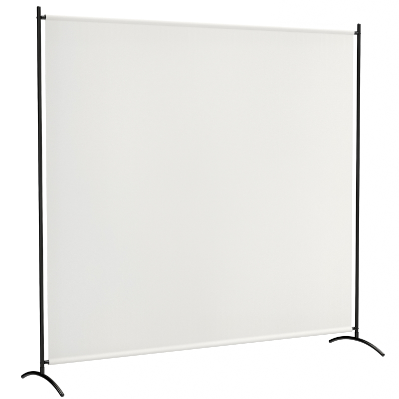 Outsunny Paravent Extérieur à Panneau Unique, Séparateur de Pièce de 180H cm avec Protection UV30+, Beige