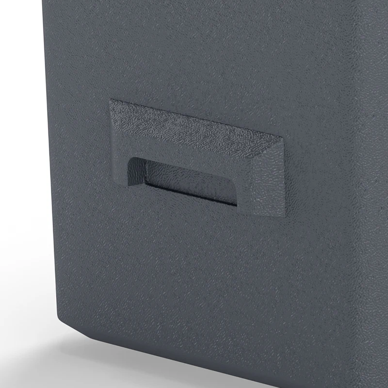 Outsunny Frigorífico Portátil Elétrico 25 L com Compressor Controlo por App Ecrã LED com Alça Modos ECO e MAX de -20℃ a +20℃ Cinza