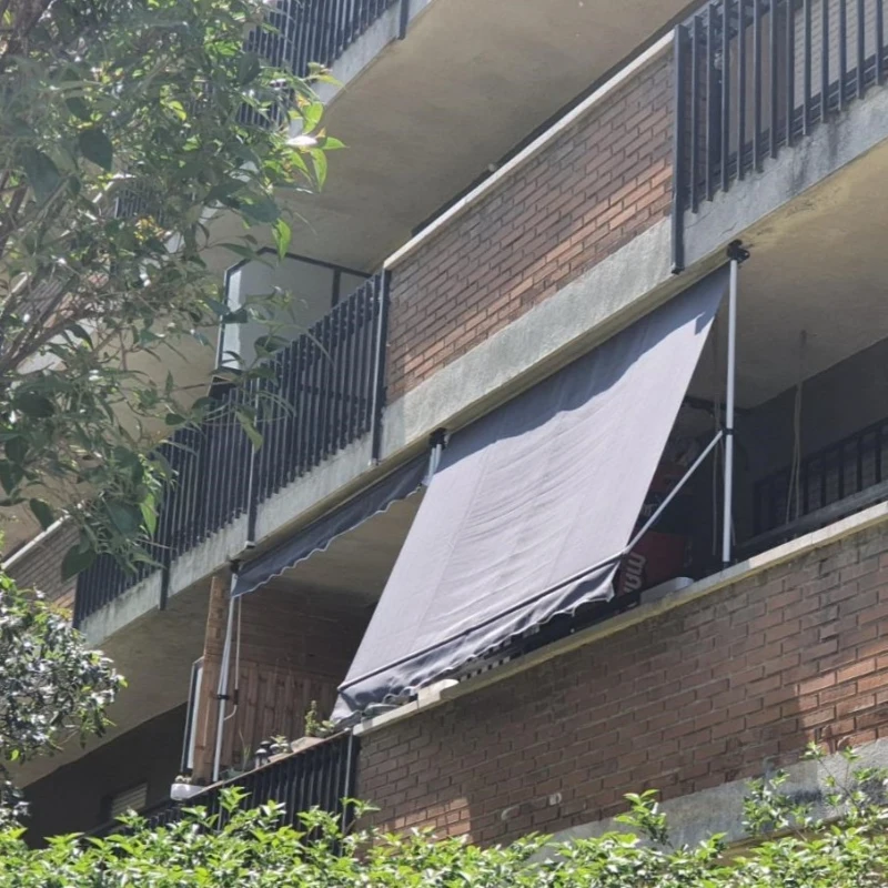 Outsunny 3x1.5m  Adjustable Outdoor Aluminium Frame Awning Grey