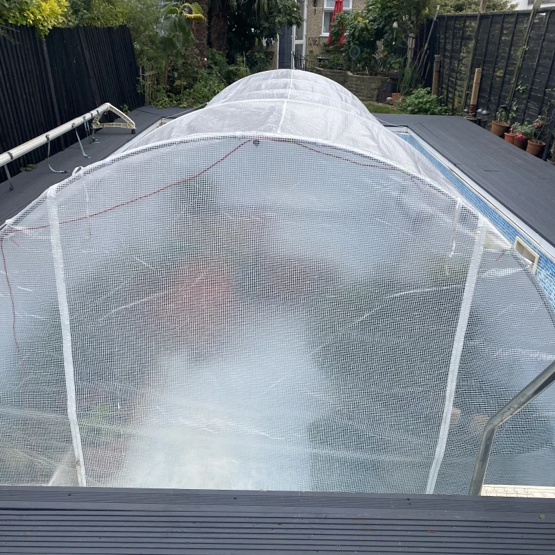 Outsunny Poly Tunnel for Garden, Walk-in Polytunnel with Door and Roll Up Windows, 6 x 3 x 2 m, White