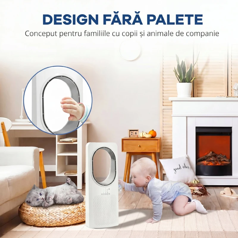 HOMCOM coloană răcoritoare electric verticală
