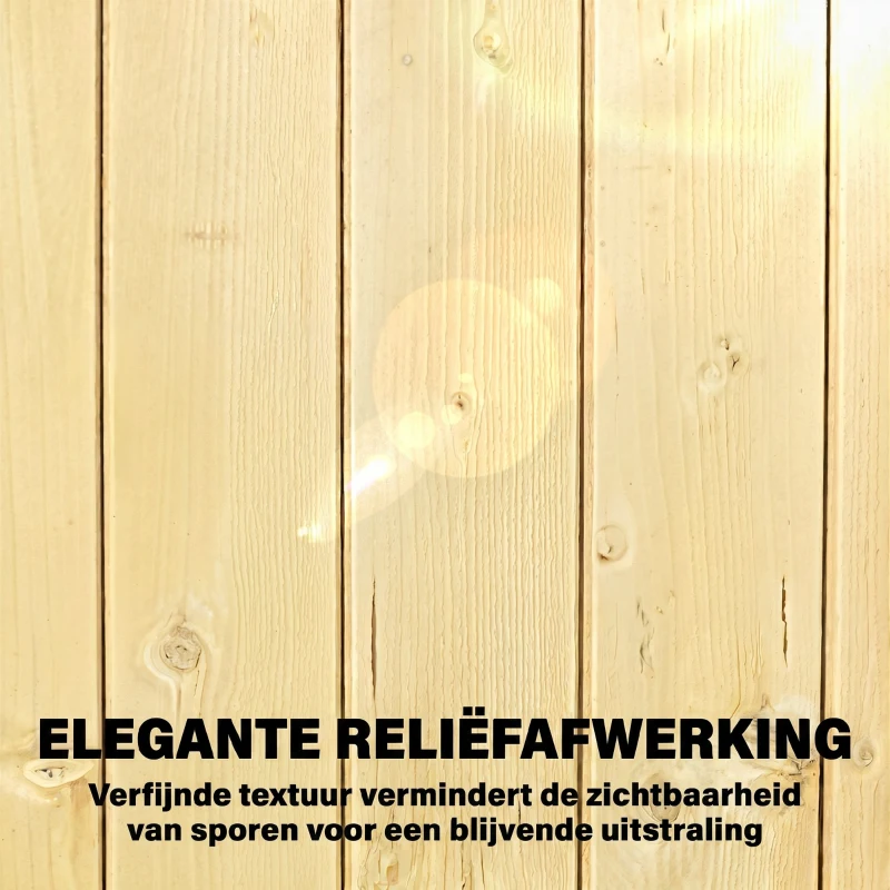 Outsunny Houten tuinkast extra hoge gereedschapsschuur met verstelbare plank magnetische deur gegalvaniseerd dak ventilatie