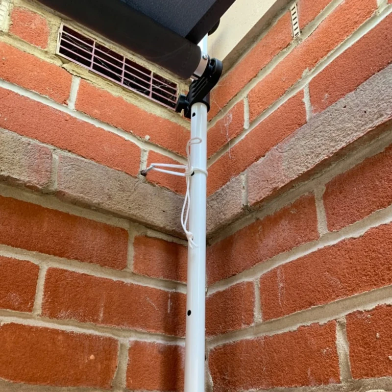 Outsunny 3x1.5m  Adjustable Outdoor Aluminium Frame Awning Grey