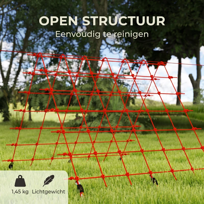 AIYAPLAY Ninja Line Kinderen 10m Slackline Set met turnringen schommel klimladder klimnet voor 3-6 jaar 1000x300x180 cm Rood