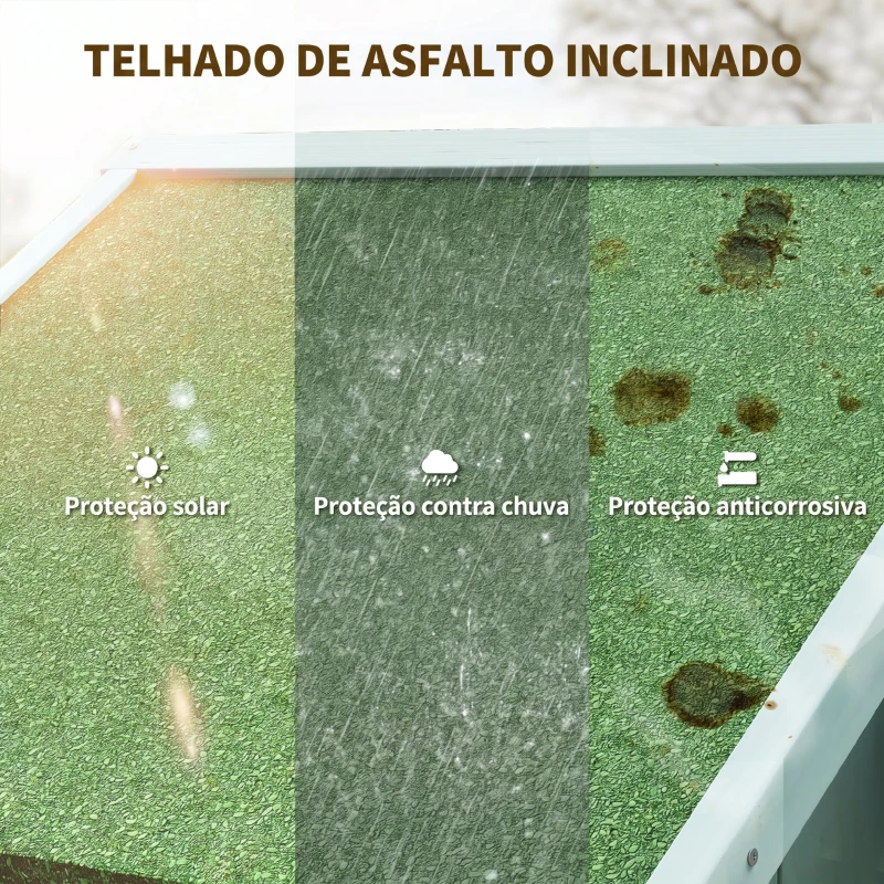 Outsunny Armário de Jardim de Madeira 77x54,2x179 cm 0,3 m² Armário de Armazenamento com 3 Prateleiras e 2 Portas Azul Claro