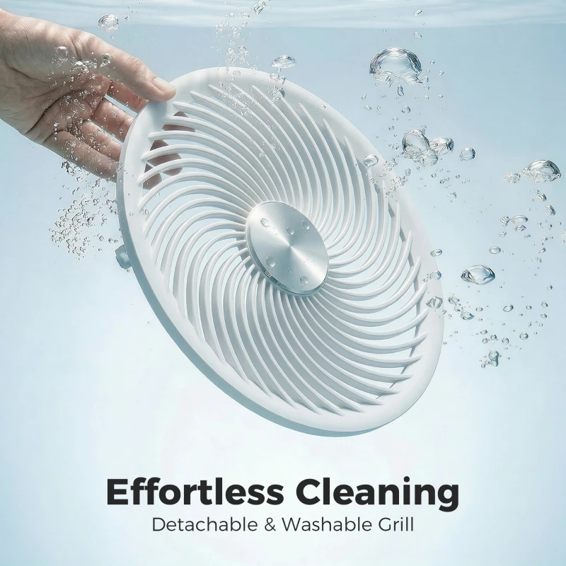 HOMCOM 20 dB Silent Standing Fan for Bedroom, 42" Pedestal Fan with Remote, 90° Oscillating, 8 Speeds, Remote Control, White