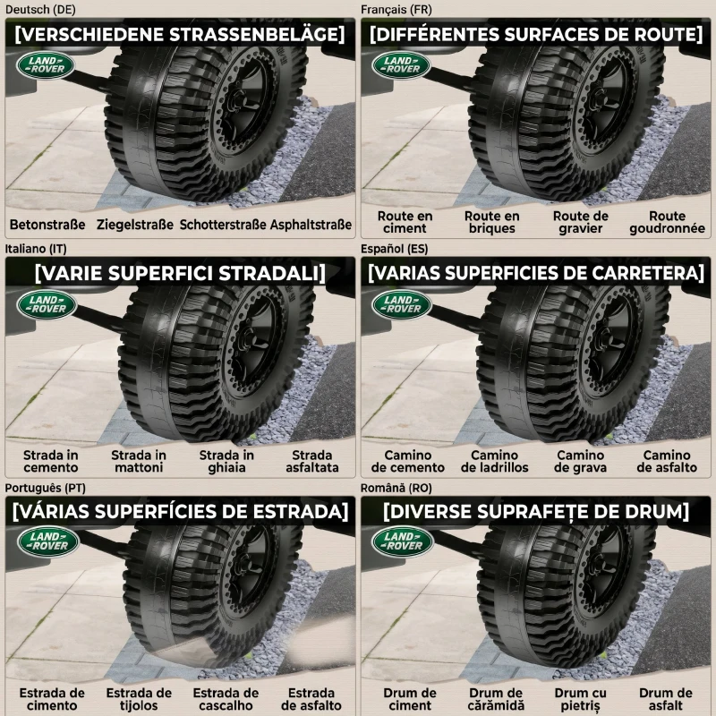 AIYAPLAY Mașină Electrică pentru Copii 3-5 Ani Land Rover Oficială 12V cu Telecomandă, Suspensii, Lumini LED, Verde