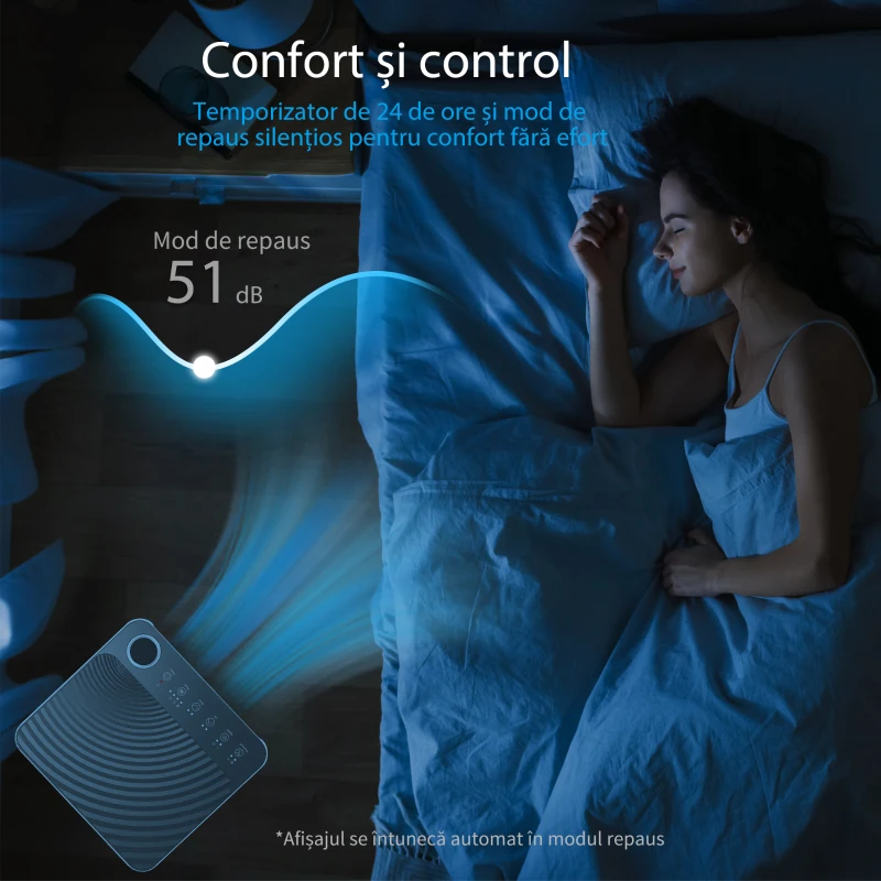 HOMCOM Climatizator Portabil Aparat de Aer Condiționat 9000 BTU Mobil