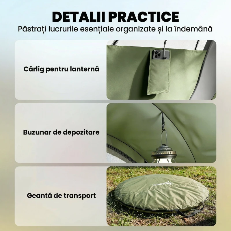 Outsunny cort automontant pop-up instant rapid de instalat