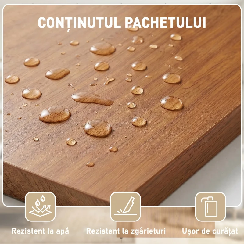 HOMCOM Ușă Culisantă de Interior 75x210 cm, Șină Silențioasă din Aliaj de Aluminiu, Kit Accesorii, Ghidaj, Ușă de Interior Stil Minimalist, din MDF, Impermeabilă, pentru Bucătărie, Baie, Birou