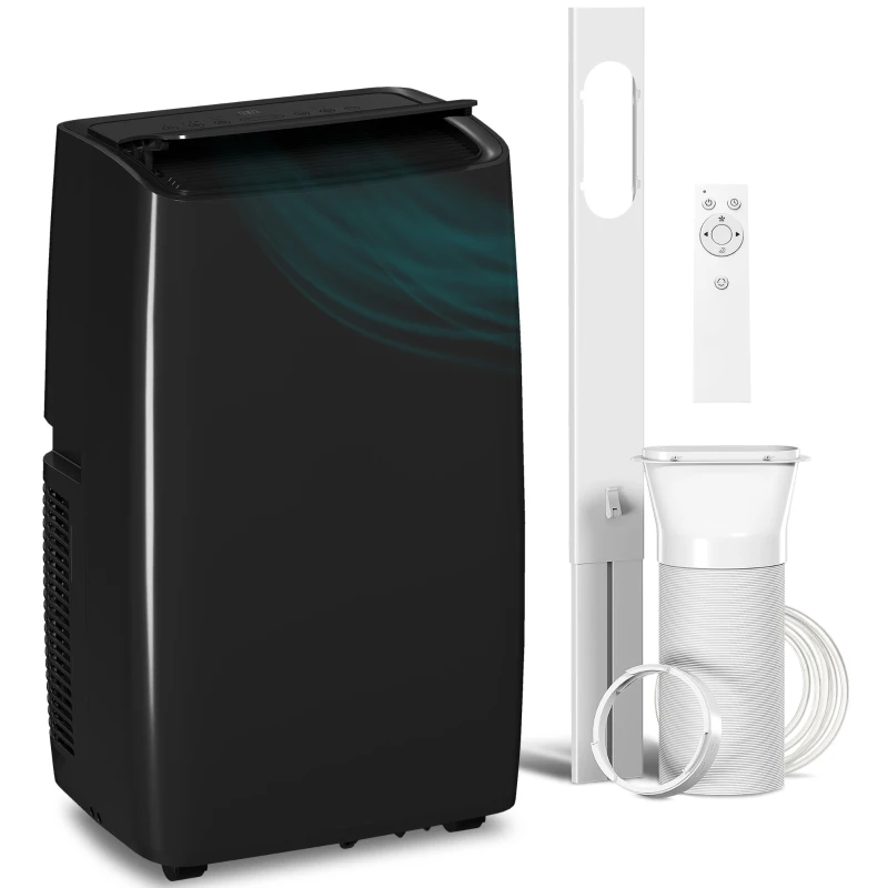 HOMCOM Portable Air Conditioner 12000 BTU, 4-in-1 Air Conditioning Unit, Dehumidifier, Cooling, Fan, Sleep Mode with 2 Speeds