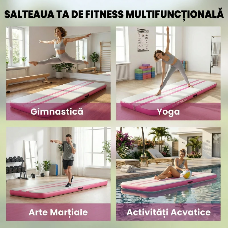 SPORTNOW airtrack saltea platformă artistică acrobatică