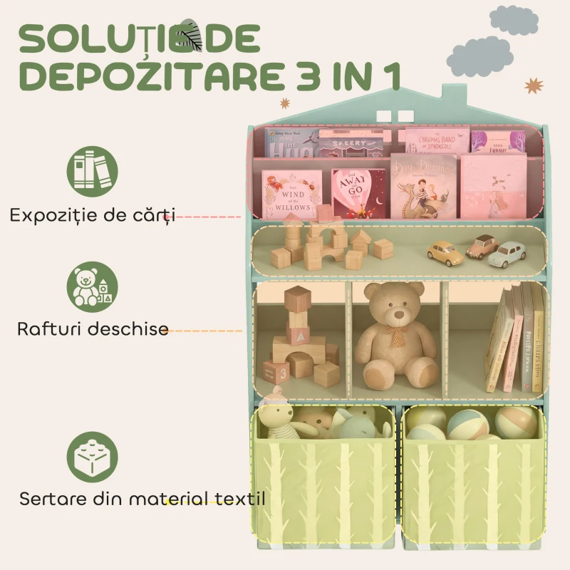 AIYAPLAY raft depozitare copii mobilier
