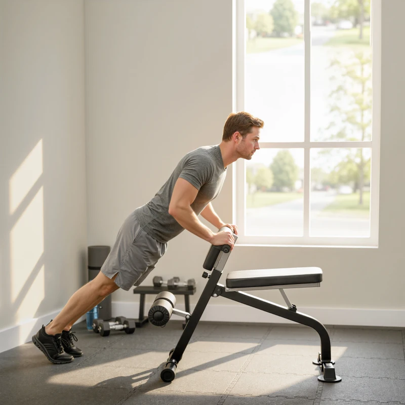 SPORTNOW Trainingsbank, Hantelbank, Fitnessbank, Stahlrahmen, Schwarz