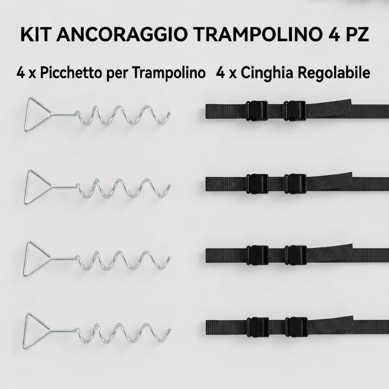 SPORTNOW Cyclette Bluetooth, App, Silenziosa, 8 Livelli Resistenza Magnetica per Casa.
