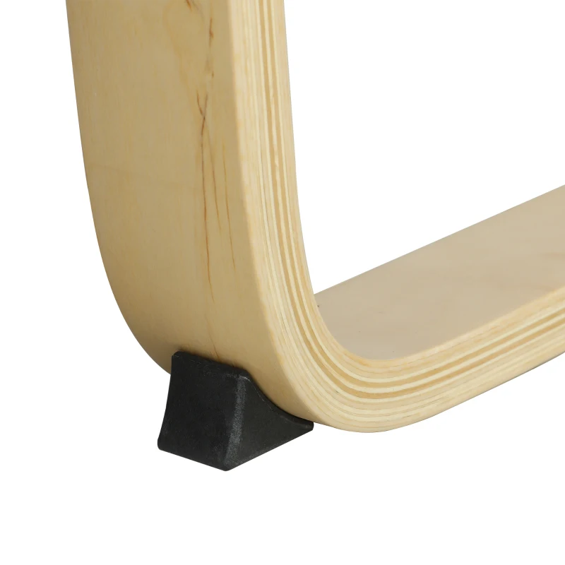 HOMCOM Cadeirão de Sala Estofado em Linho com Apoio para os Pés com Balanço Suave Encosto Alto Assento Amplo Cinzento