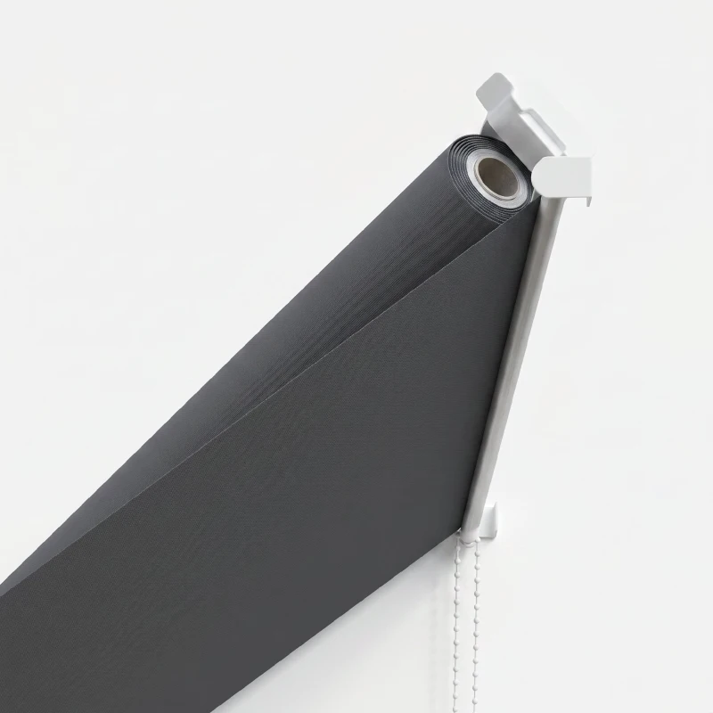 Outsunny Copertină Retractabilă cu Brațe, Deschidere Manuală, Înclinare și Protecție UV30+, 150x120 cm, Gri
