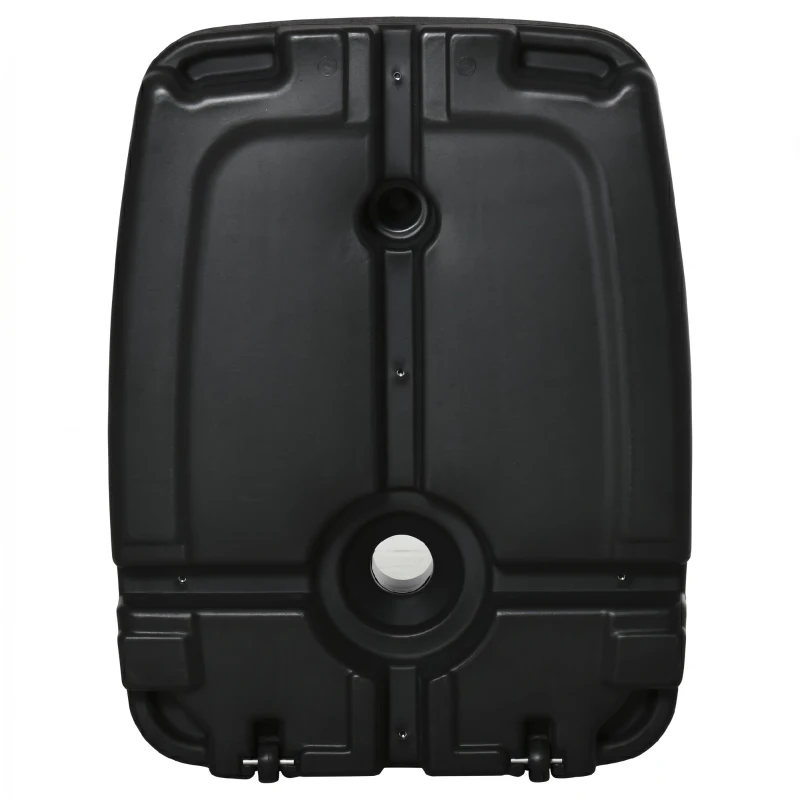 Outsunny Bază pentru Umbrelă de Soare cu Braț, Umplibilă până la 75 kg, cu Bază în Formă de T Inclusă, 80x60x17 cm, Neagră