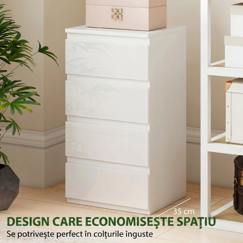 HOMCOM Comodă îngustă