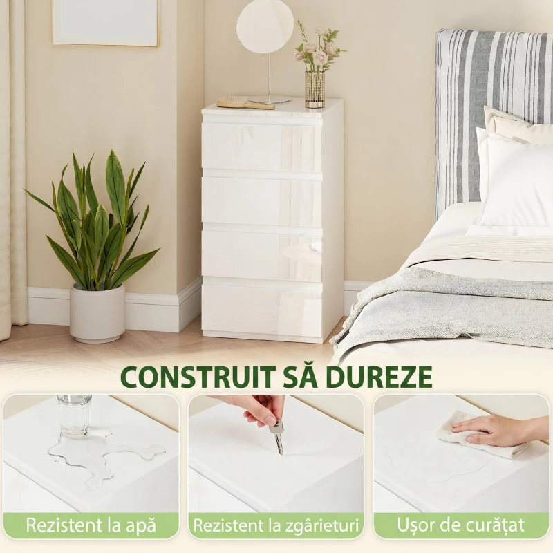 HOMCOM Comodă îngustă