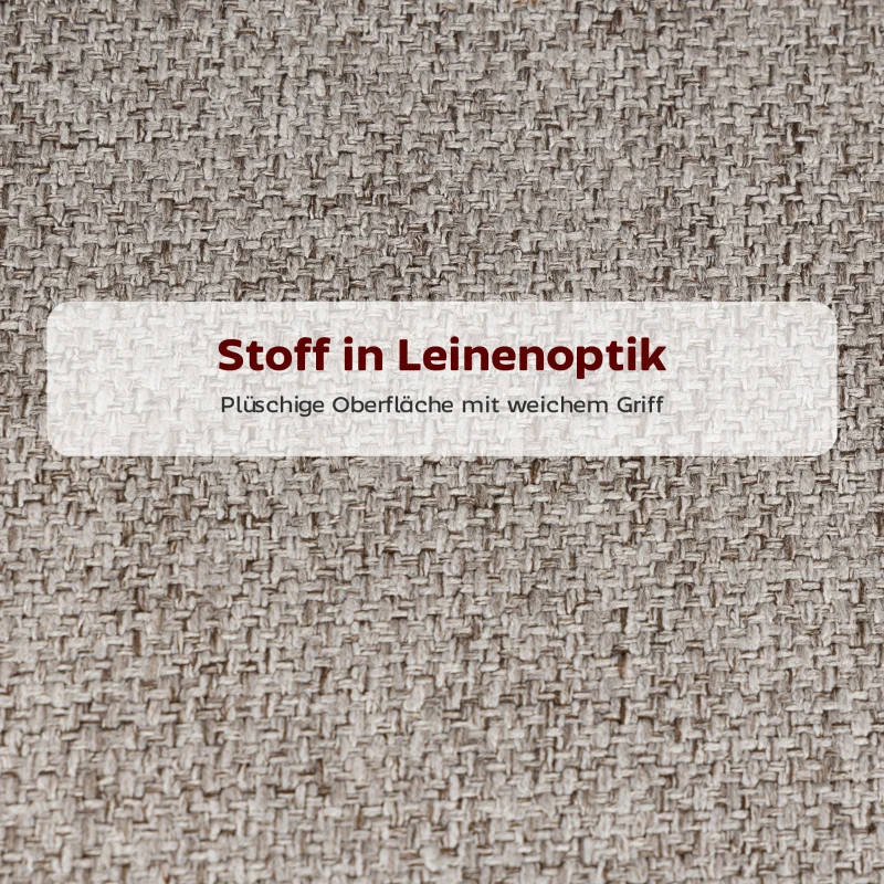 HOMCOM 2er-Set Barhocker mit Rückenlehne und Fußstütze, Polsterstühle mit Stahlbeinen für Kücheninsel, Esszimmer, Hellgrau