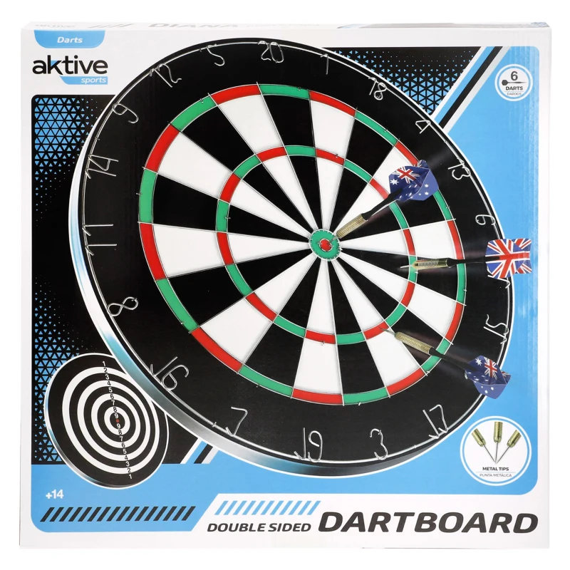 Diana Aktive Sport con 6 Dardos, 45,5x3x45,5 Cm, Multicolor
