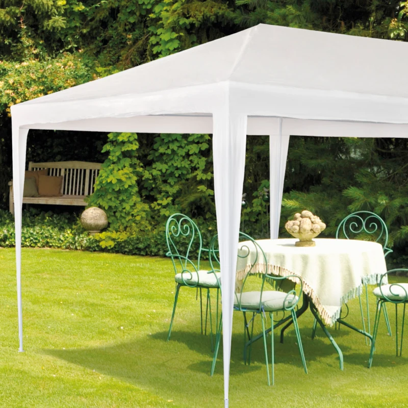 Cenador Desmontable Extragrande, 600x300x255 Cm, Blanco