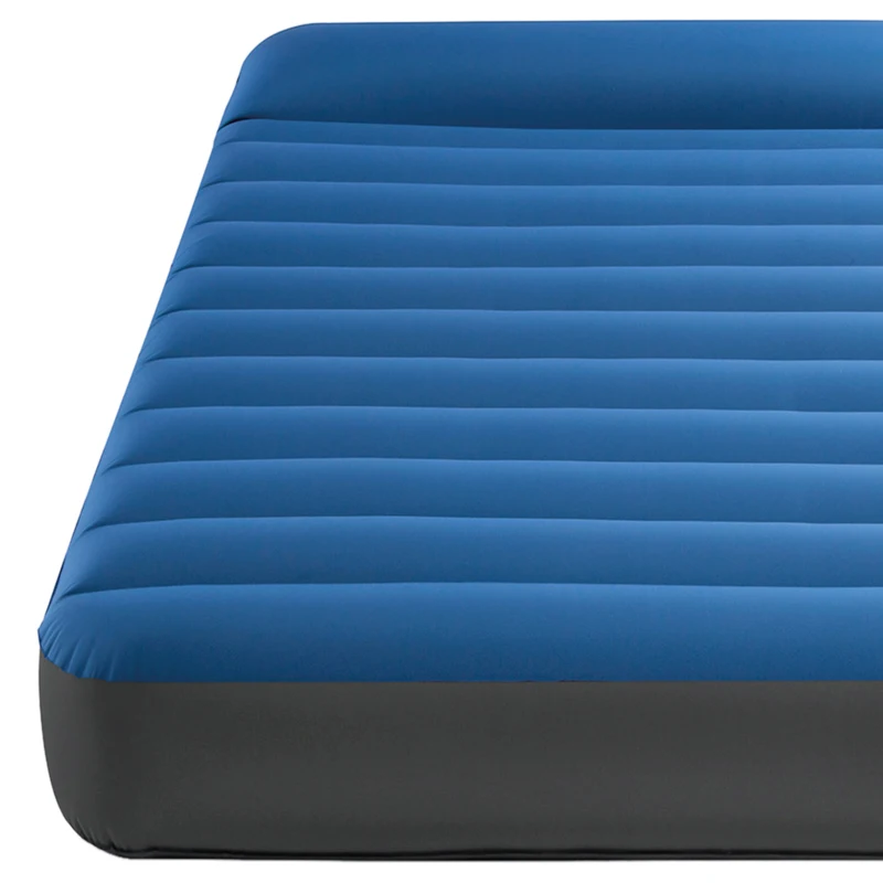 Colchón Hinchable 1 Plaza TruAire Fiber-Tech con Hinchador USB, 99x191x22 Cm, Gris